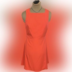 1. State Bright Orange Dress